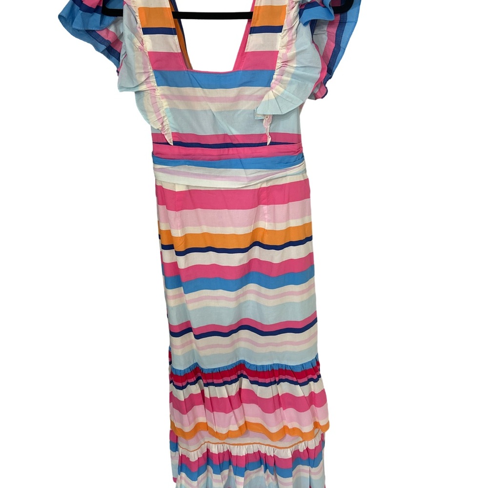 Plenty by Tracy Reese Multicolor Striped Maxi Dress
